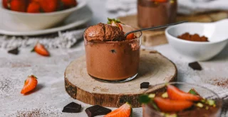 Proteinski čoko mousse Proteinski čoko mousse