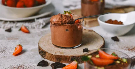 Proteinski čoko mousse
