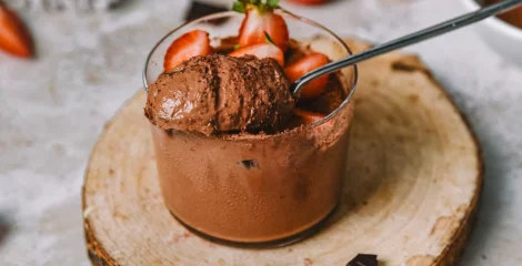 Proteinski čoko mousse