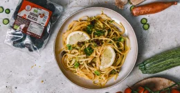 Pasta s tikvicama i suhim rajčicama