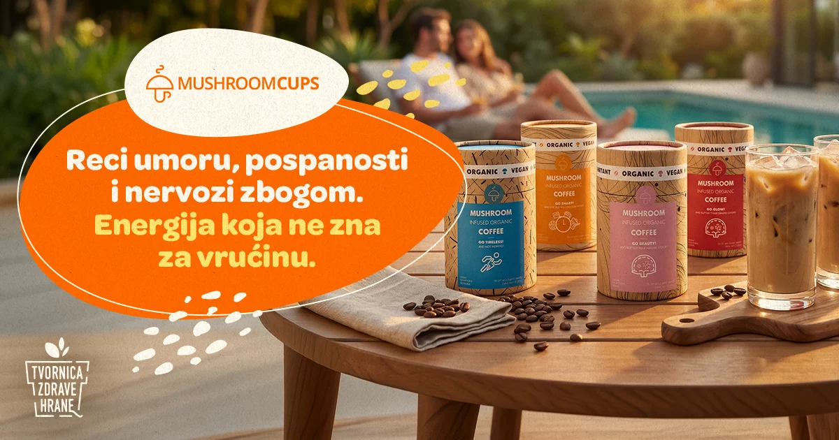 Mushroom cups hrvatski je brend funkcionalne kave s ljekovitim gljivama.