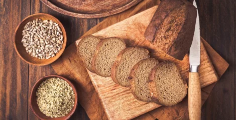 Kruh sa psylliumom - bez glutena, bez kvasca, bez pšenice, bez škroba
