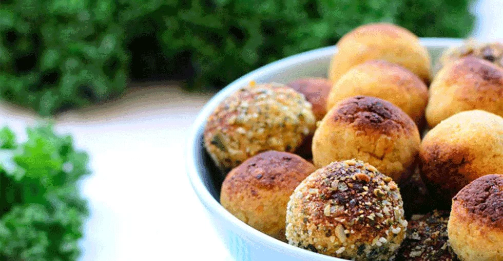 Uštipci od graha - veganski snack bez brašna